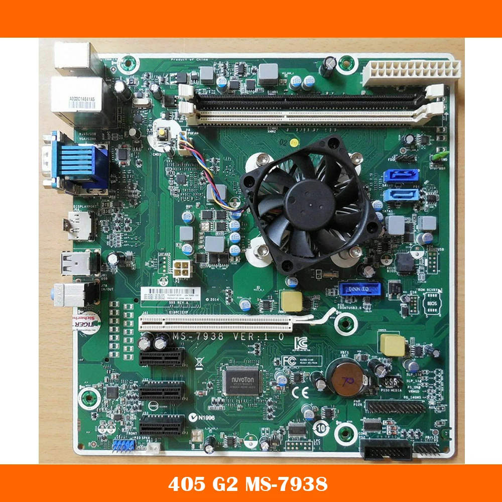 

Desktop Mainboard For HP 405 G2 MT MS-7938 753929-003 754093-003 A8-6410 Motherboard Fully Tested