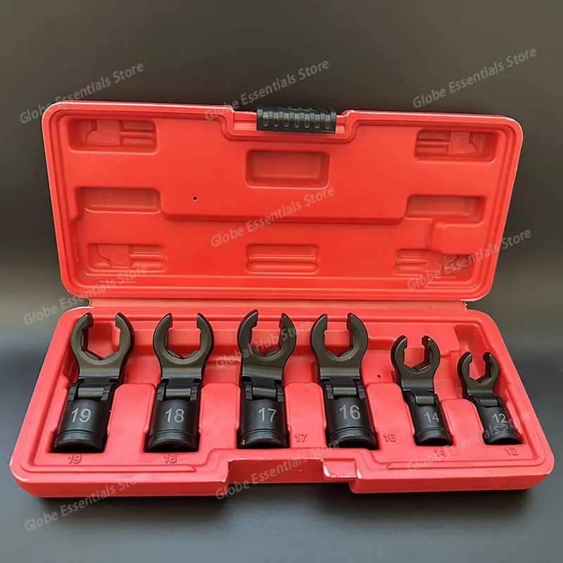 

6-Piece movable head fuel injector YouTube wrench set