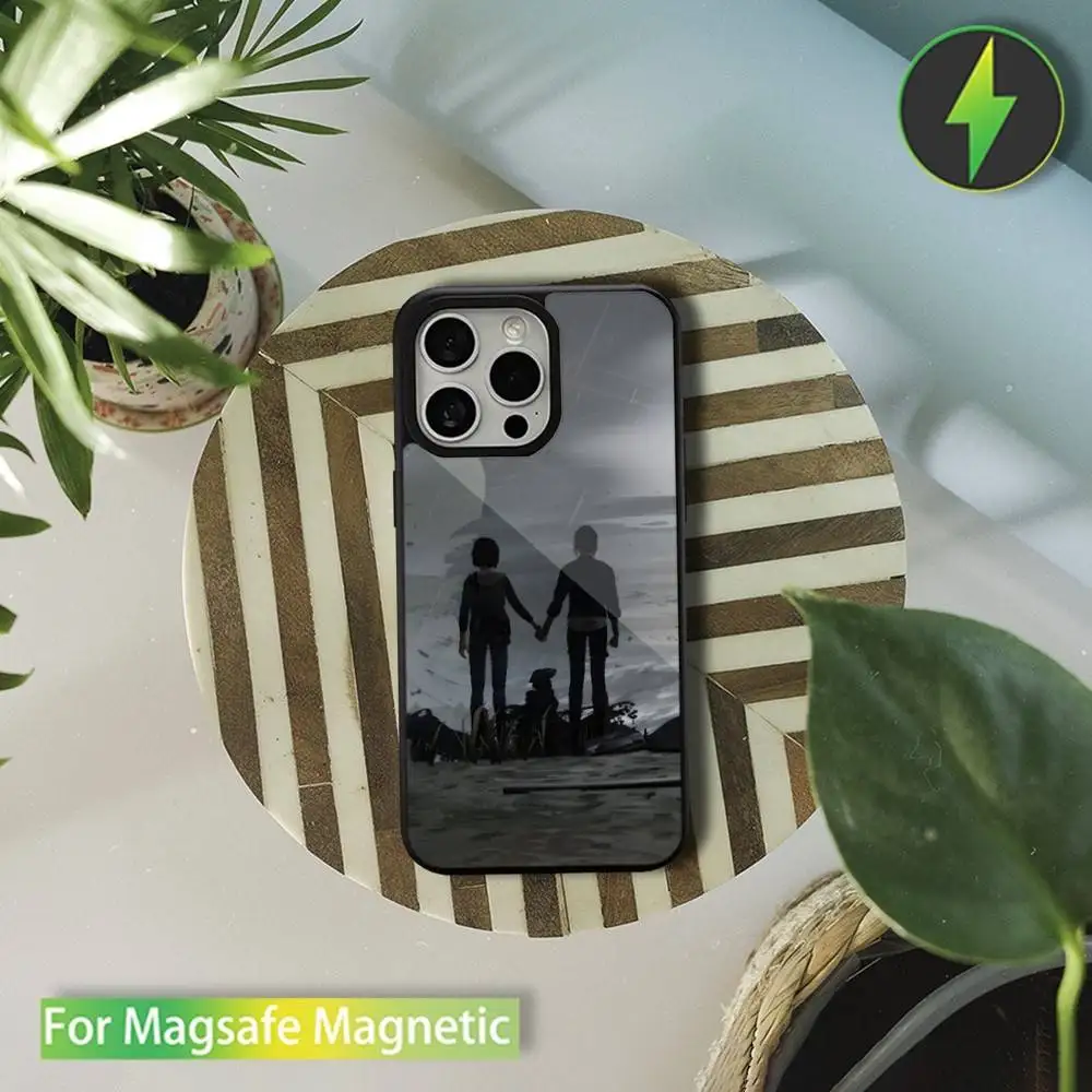 حافظة هاتف Game L-Life Is S-Strange لهاتف iPhone 16,15,14,13,12,11,Pro,Max,Plus, Mini,Magsafe, حافظة شحن لاسلكية مغناطيسية