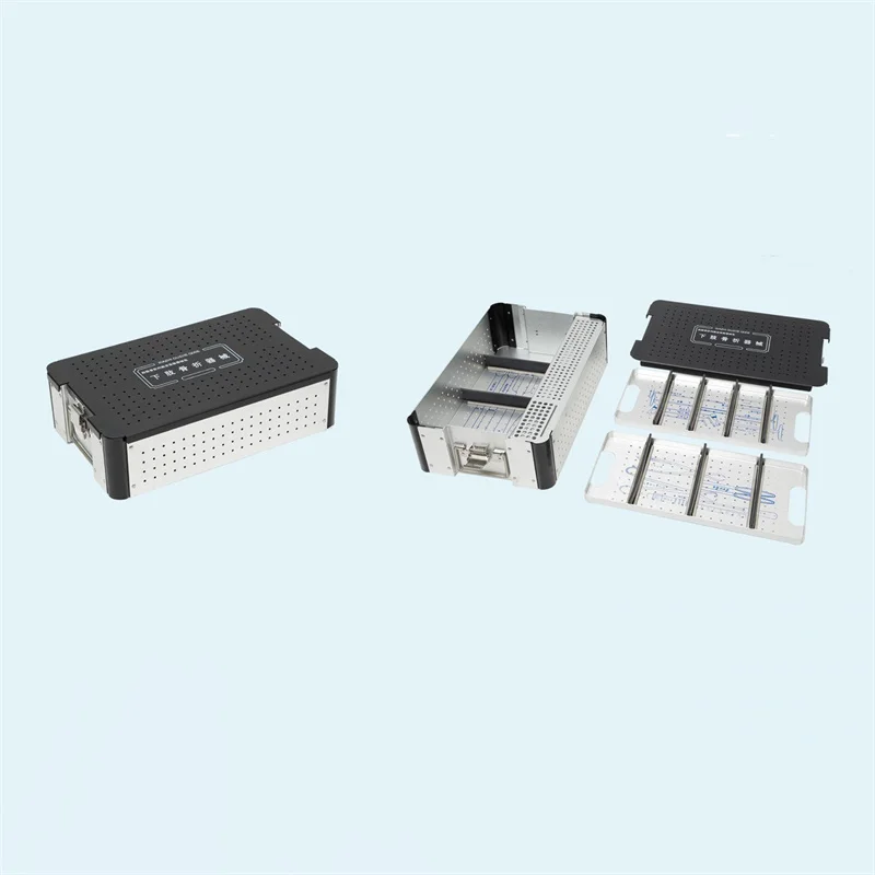 JQ-QXH002 Orthopedic Surgical Instruments Sterilization Containers Kit Lower Limbs Fracture Instruments Box Set