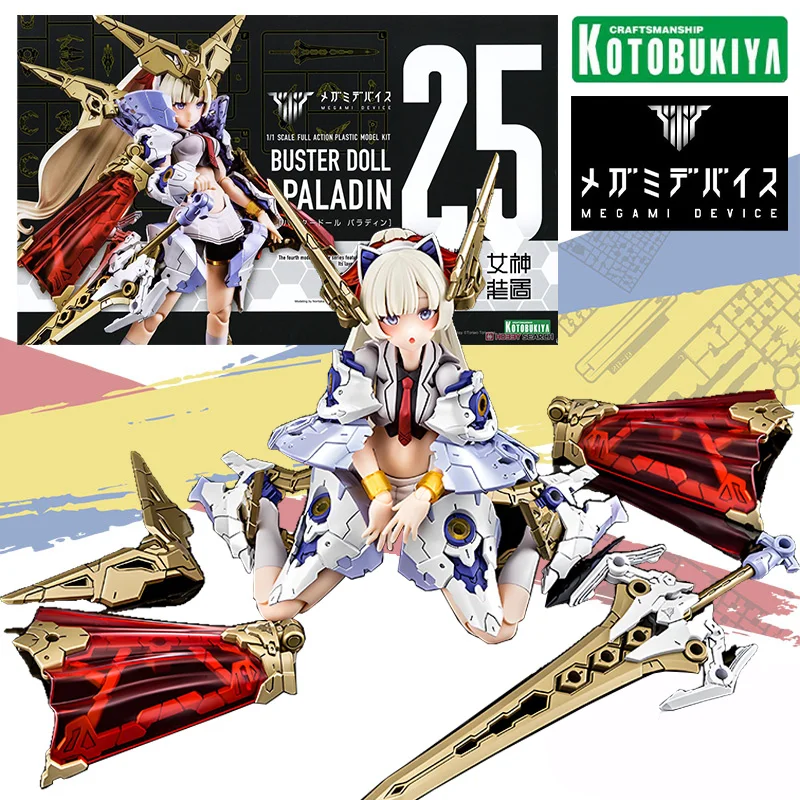 

Kotobukiya Original Box MEGAMI DEVICE BUSTER DOLL PALADIN Anime Action Figure Assembly Model Kit Robot Toy Gift for Children Kid