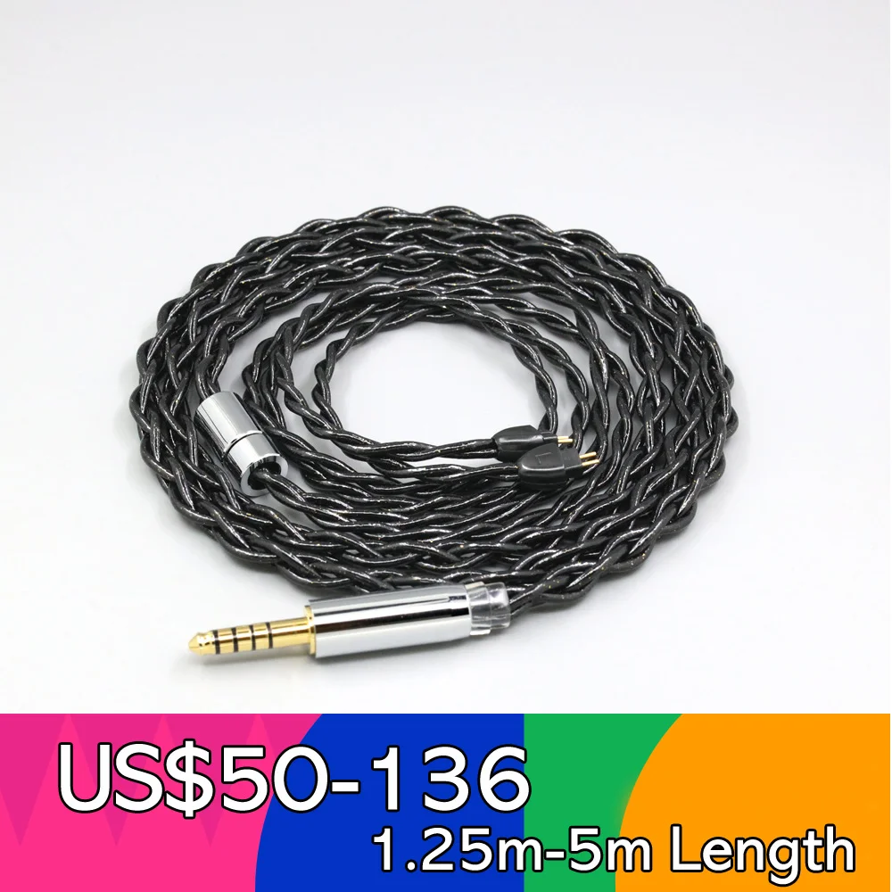 99% Pure Silver Palladium Graphene Floating Gold Cable For AUDEZE iSINE 10 20 LX LCDi3 LCDi4 LN008357