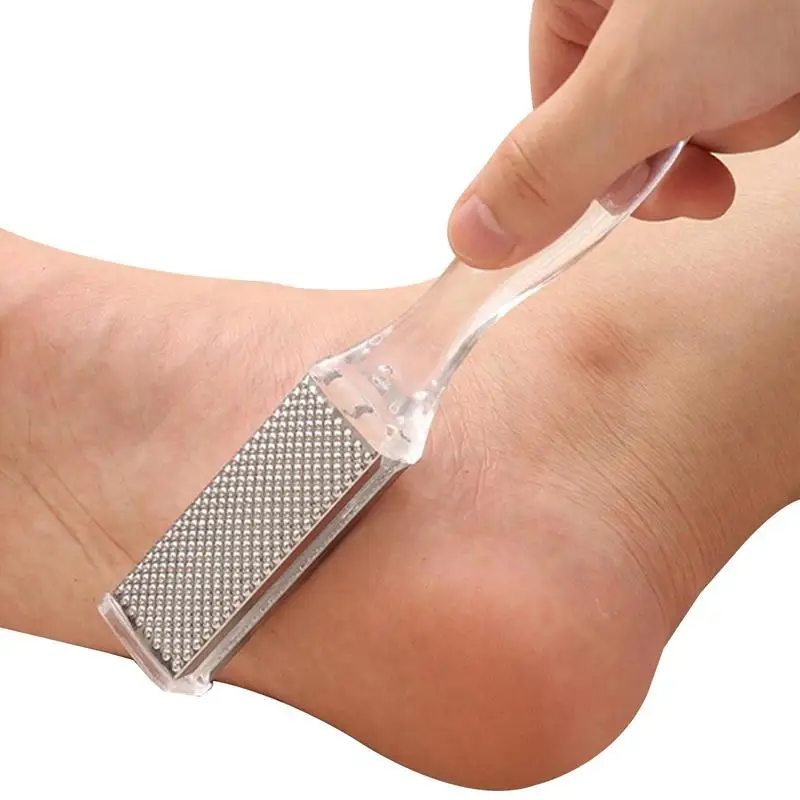 

Скребок для ног для удаления мозолей, щетка-скраб для ног, двухсторонняя шлифовальная машина для пятки, педикюр, пилка для ног, очиститель для кутикулы, удаление омертвевшей кожи