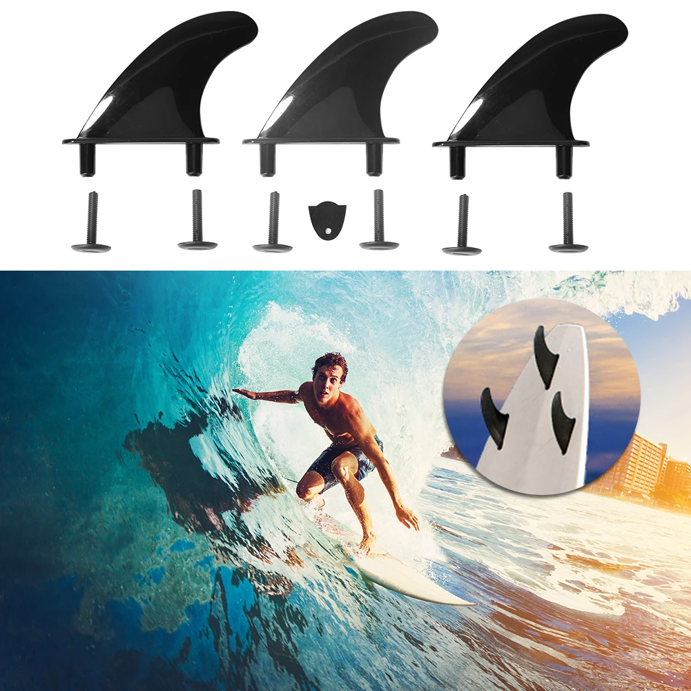 3pcs กระดานโต้คลื่นครีบ Stand Up Paddle BOARD Surf Water WAVE Side Fin อุปกรณ์เสริม