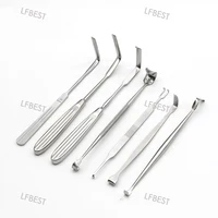 Instrumento de párpado doble, bolsa Retractor de párpados, Retractor de doble diente, herramienta de cirugía oftálmica de plástico cosmético integrado para nariz