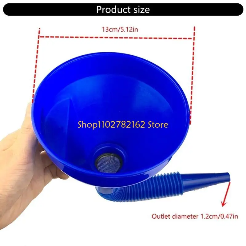 547B قمع اقتصادي عملي مقاوم للتآكل قمع سوائل السيارة قمع رقبة واسعة تصميمات مبتكرة لاستخدام السيارات