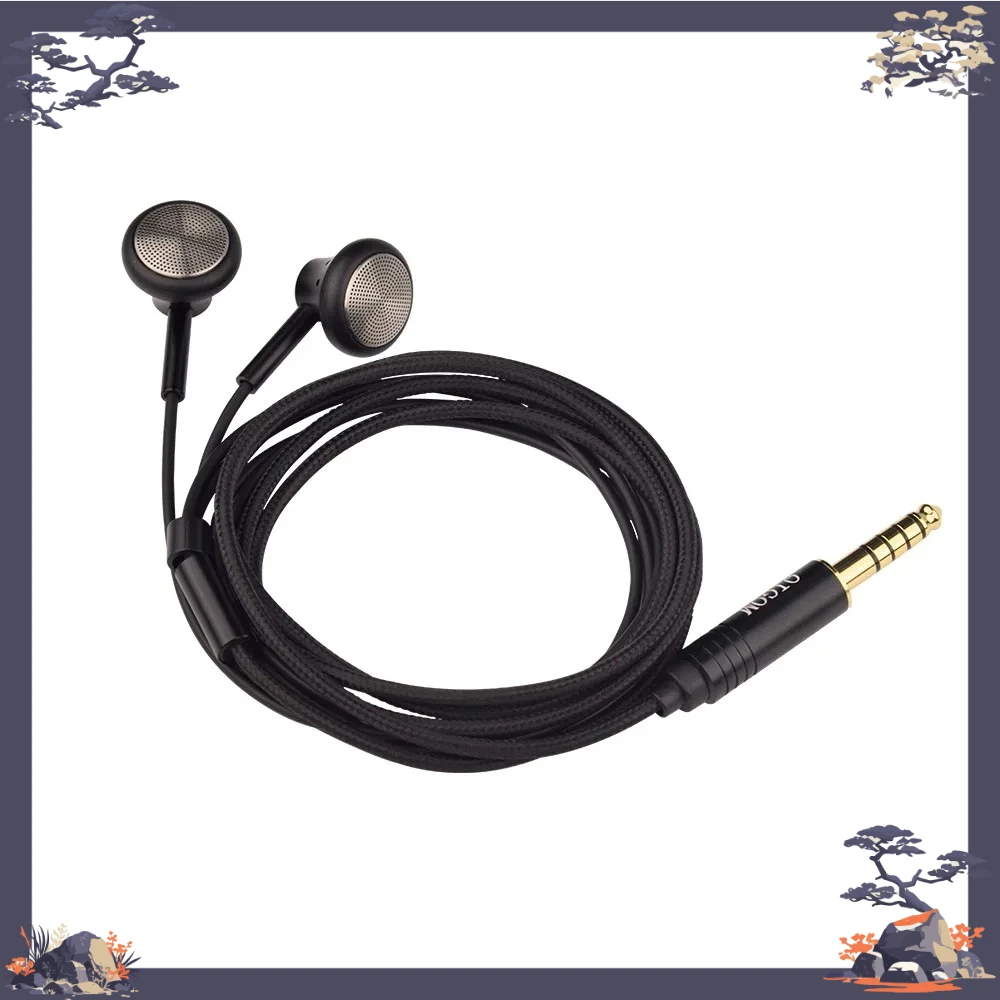 

QIGOM P10 HIFI Flat head wired Earbuds 15.4MM Large-size Driver Unit 32ohm 116dB Earphones with 3.5/4.4mm Plug