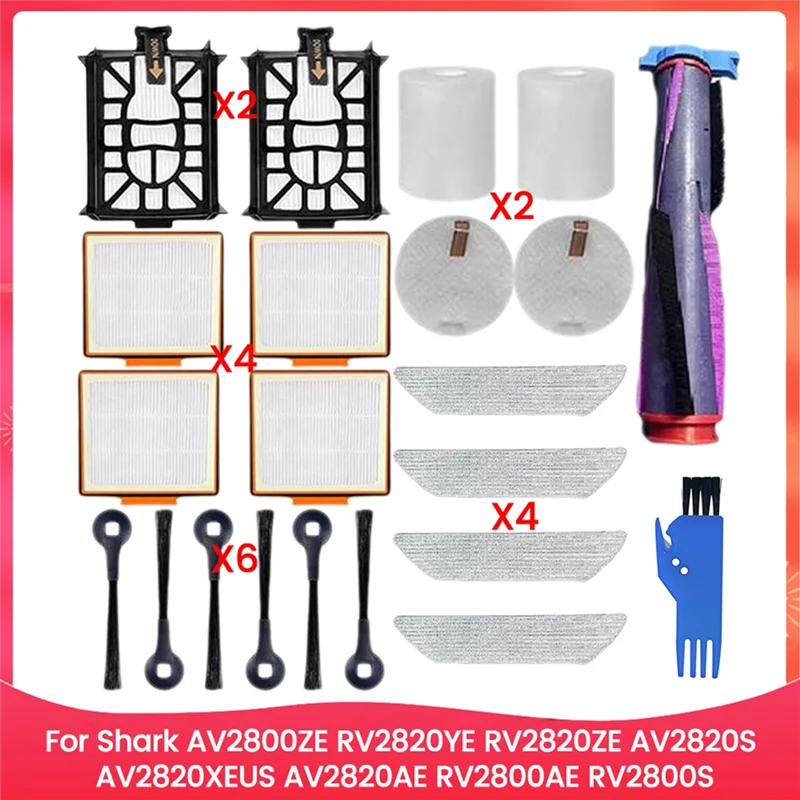 A97G Brush Filter Replacement Part Forshark AV2800ZE RV2820YE RV2820ZE AV2820S AV2820XEUS Replacement Parts