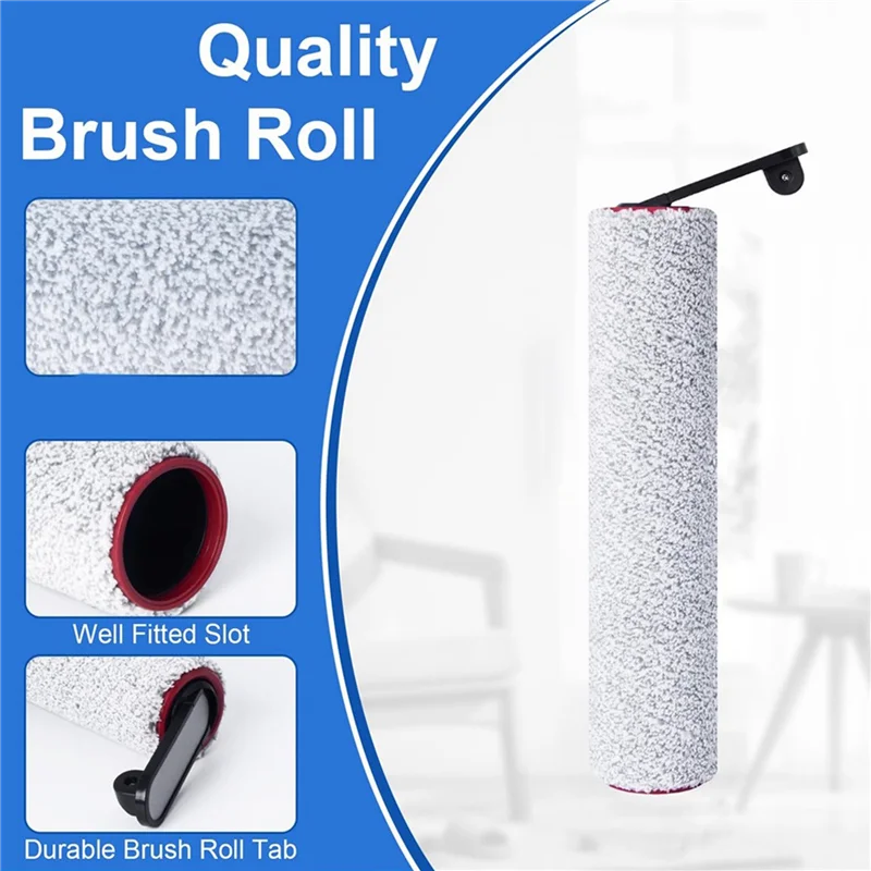 A50Q-ملحقات للمكنسة الكهربائية الرطبة والجافة Dreame H12 Pro / H12 المزدوجة اللاسلكية، بكرات الفرشاة ومرشحات HEPA