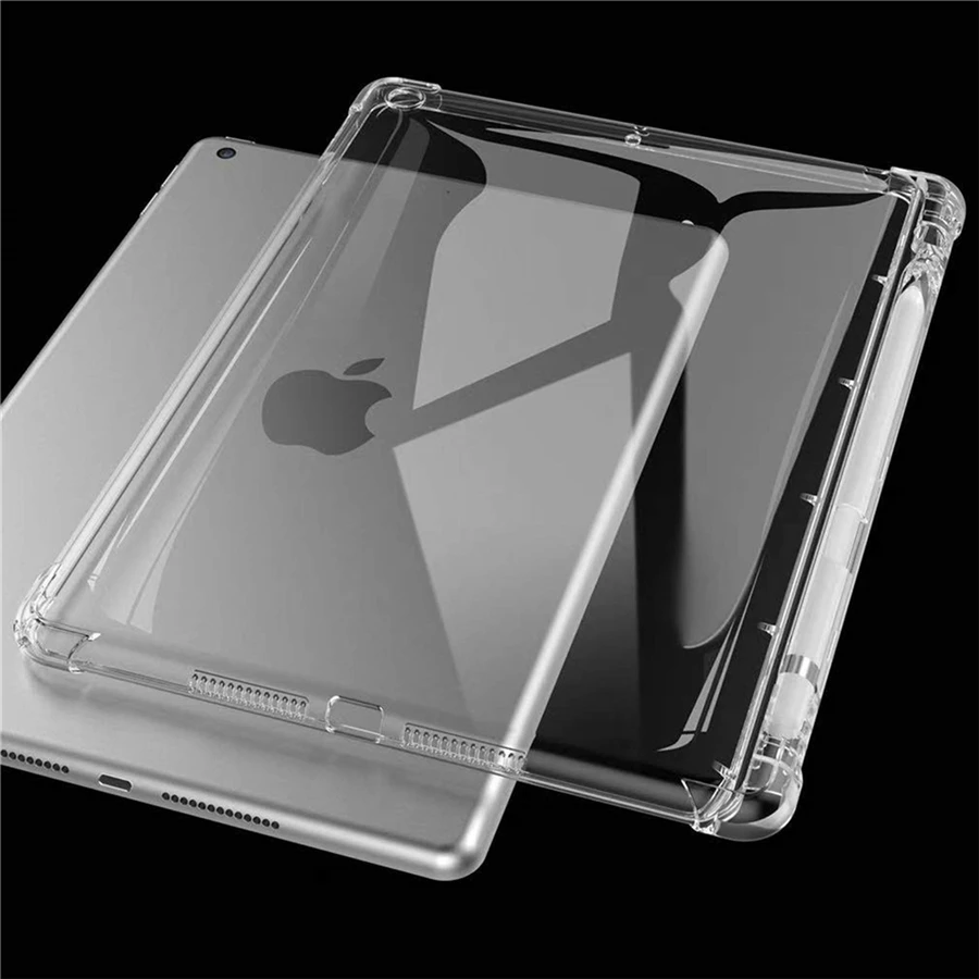 Klare Hülle für Ipad Pro 11 12,9 10,5 9,7 9. Generation mit Stifthalter-Abdeckung Ipad Mini 6 Air 5 4 3 2 1 10. 8 7 5 Tpu-Hülle – Detail 12