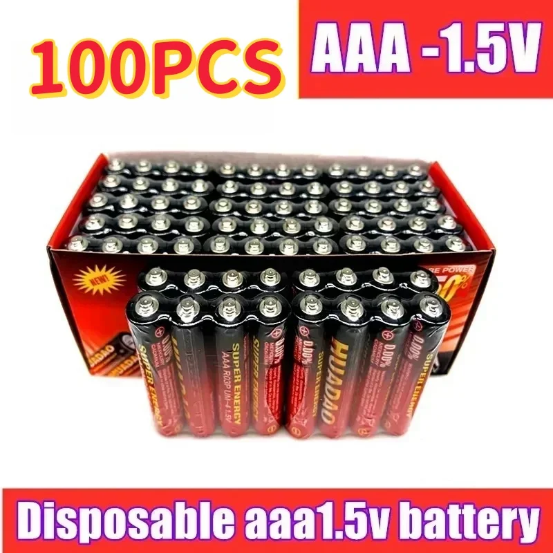 

NEW 1.5V 100PCS Battery AAA Disposable Alkaline Dry for Led Light Toy Mp3 Camera Flash Razor CD PlayerWirelessMouseKeyboard