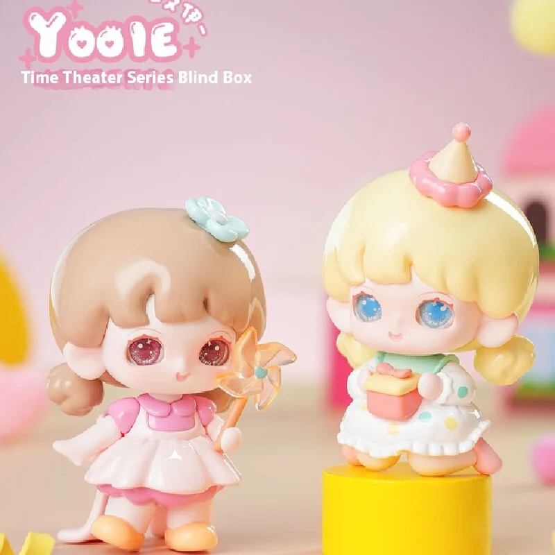 

Серия Yoole Time Theater Mini Blind Box, милые миниатюрные фигурки сцены для коллекции, лучший подарок для девочек и женщин