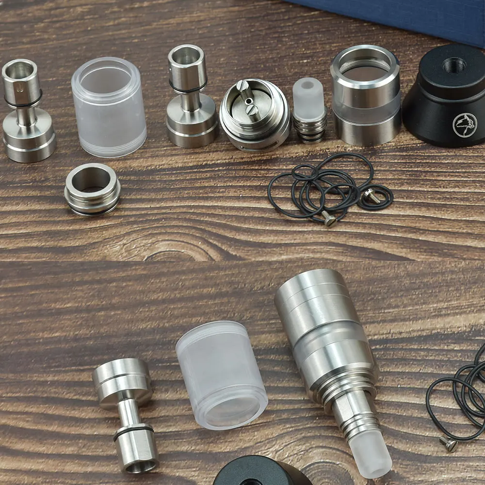 Wolfcoolvape KA V6 Style 22mm RTA Vape System By-Ka V6 RTA atomizzatore serbatoio ricostruibile 3.3ml Nano style