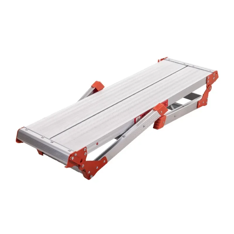 Aluminum workbench, large-sized step stool, foldable portable