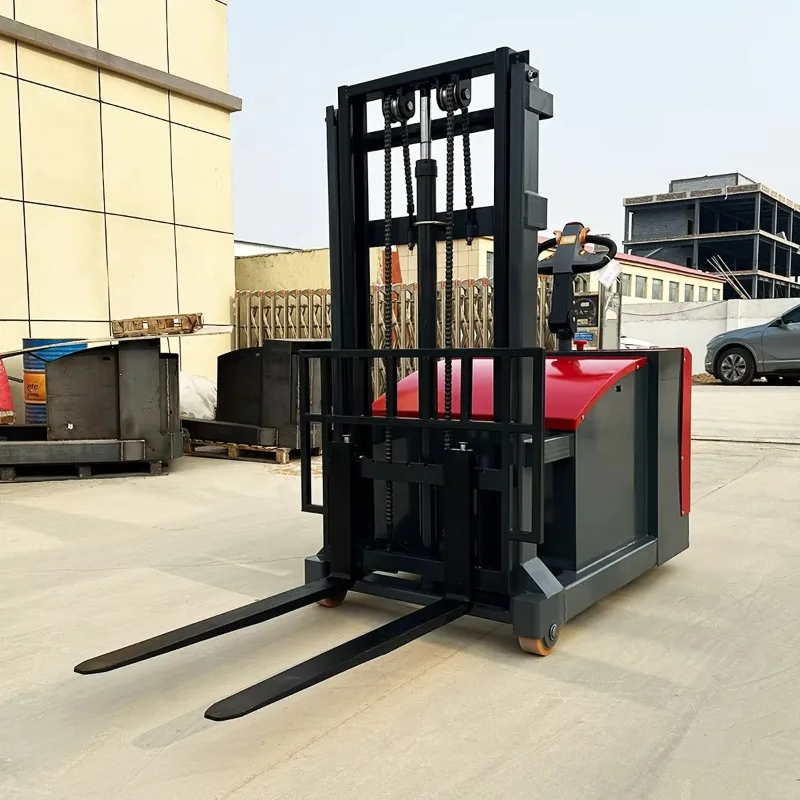 Customized Electric Counterbalance Pallet Stacker Truck CE 1.2T 1.5T 1.8T High Stability Forklift Indoor Warehouse Stacking 1600