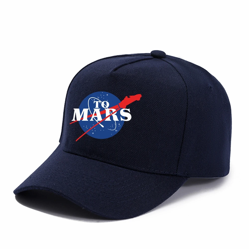 Mars SpaceX Baseball Cap Space X Logo Hip Hop Boy Hats Sun Caps Adjustable Breathable Nasas Outdoor Travel Kids Hats