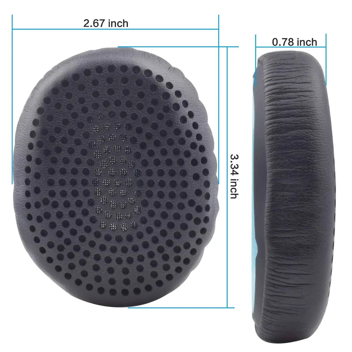 Riff Earpads Replacement Ear Cushion Muff Cups Headset Repair Parts Compatible with Skullcandy Riff Wireless On-Ear Headphones