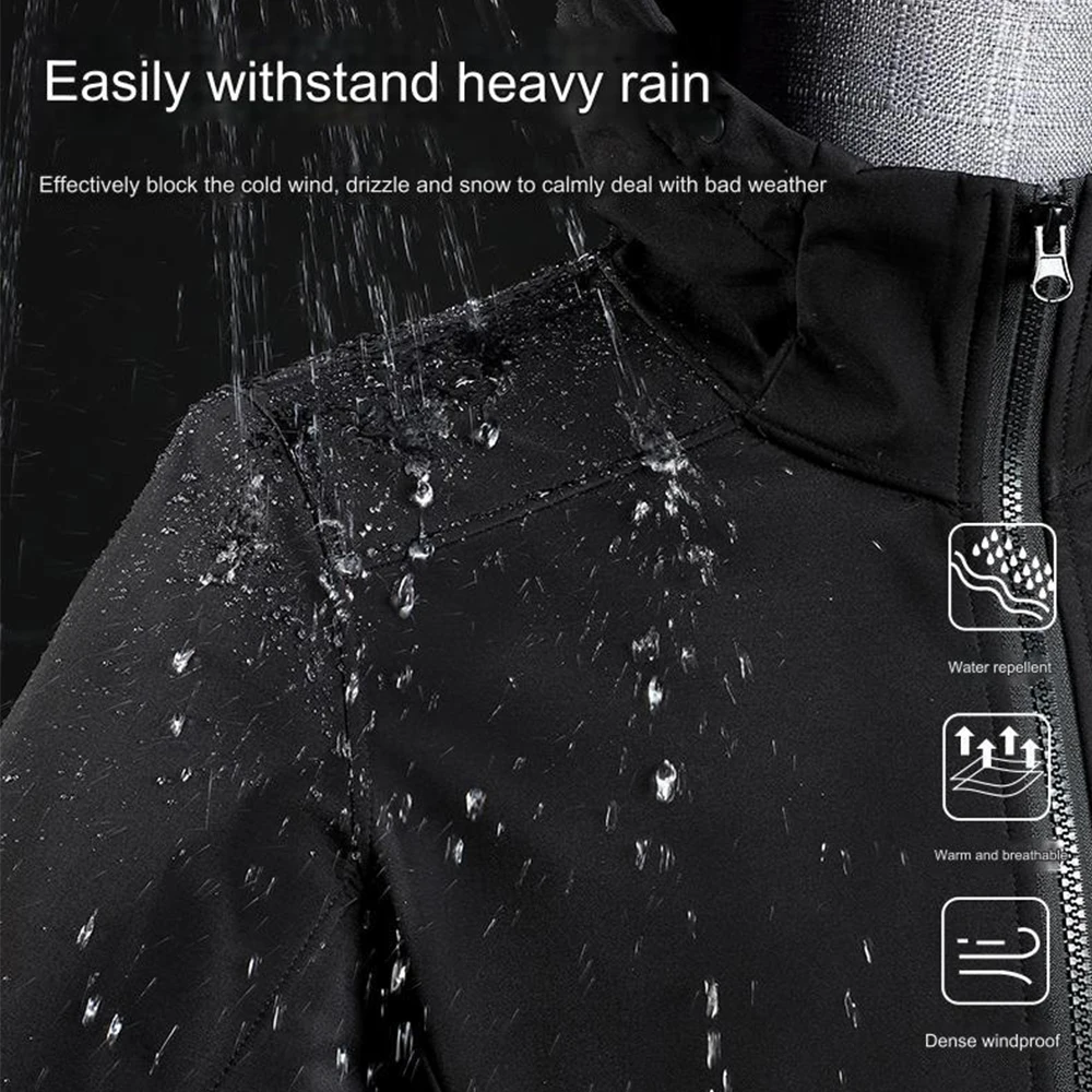 customized logo Men's Waterproof Military Combat Jacket Tactical Soft Shell Fleece Jackets Windbreaker Hooded LS-C616