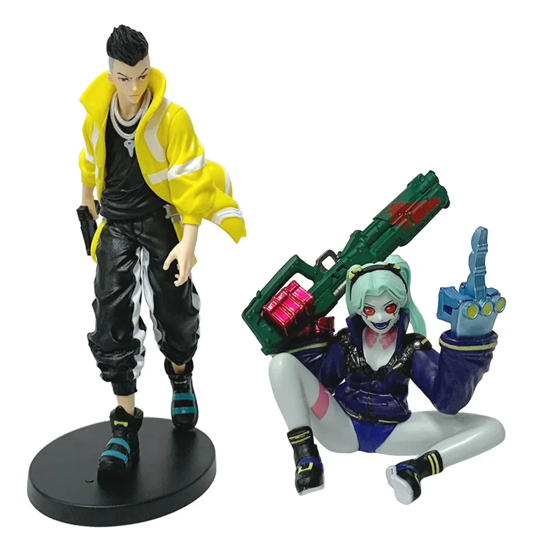 12CM Anime Game Cyberpunk: Edgerunners Rebecca Figure Lucy Anime Model Toy Gift Collection David Martinez Aciton Figure PVC