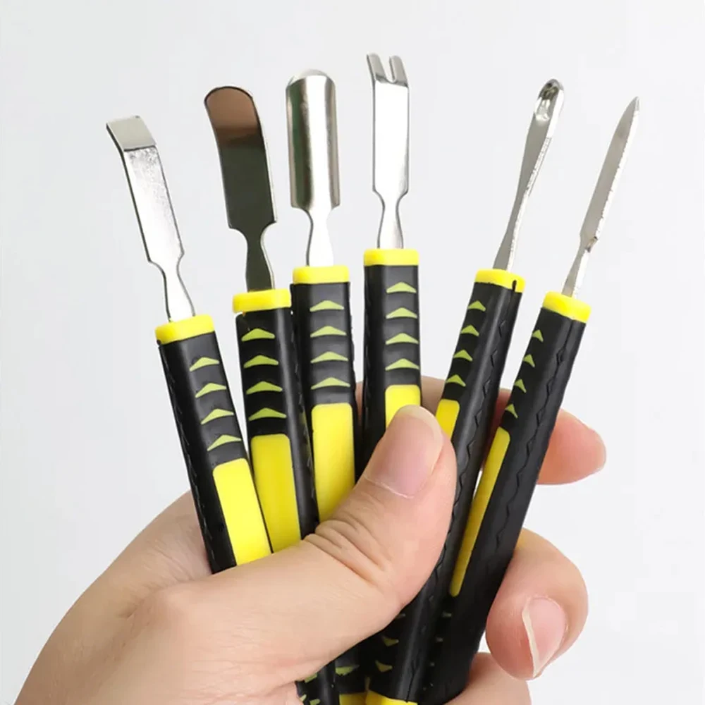 

New 6pcs Metal Double-headed Pry Bar Disassembler Mobile Phone Computer Screen Pry Bar Injection Molding Repair Disassembly Tool