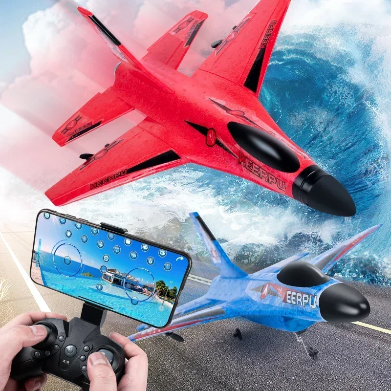 RC Foam Aircraft F16 Rc Plane 2.4G Radio Control Glider Remote Control Fighter Glider Airplane EPP Foam Wiht 4K Camera Toys