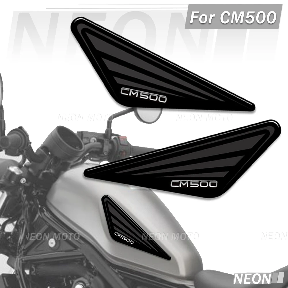 

For Rebel CMX CM 500 CMX500 CM500 Motorcycle Accessories Fuel Tank Pad Protector Covers Waterproof 3D Resin Stickers Kit