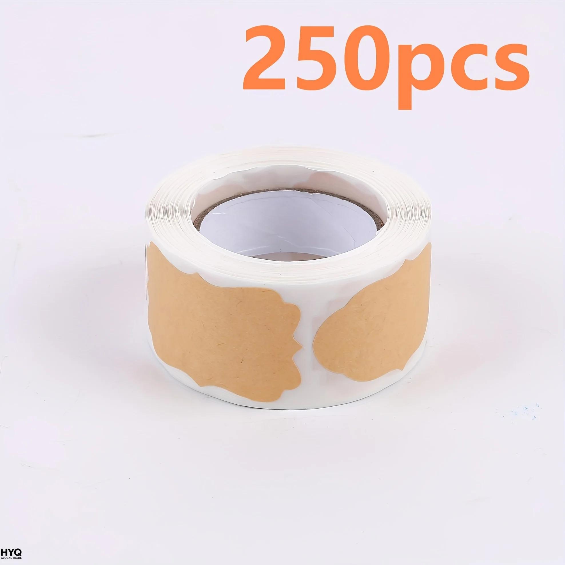 500pcs Rolled Gift Labels, Self-adhesive Paper Stickers For Cosmetics, Food, Crafts And Christmas Decorations