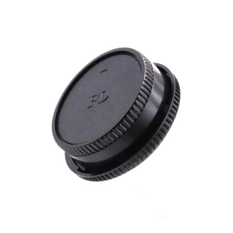 FD Rear Lens Cover+Body Cap Anti-dust Protection Plastic Black For Canon FD mount SLR Camera And Lens