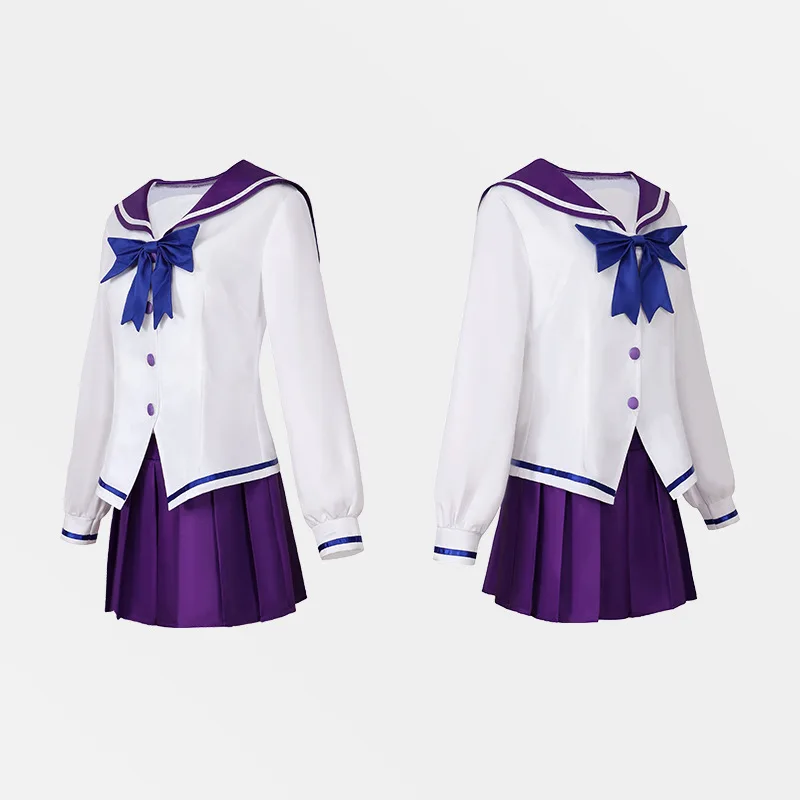 อะนิเมะใหม่ Undying Love Sanka Rea Sankarea คอสเพลย์เครื่องแต่งกาย JK กระโปรงสีม่วงผู้หญิงสาว Campus ชุดกะลาสี