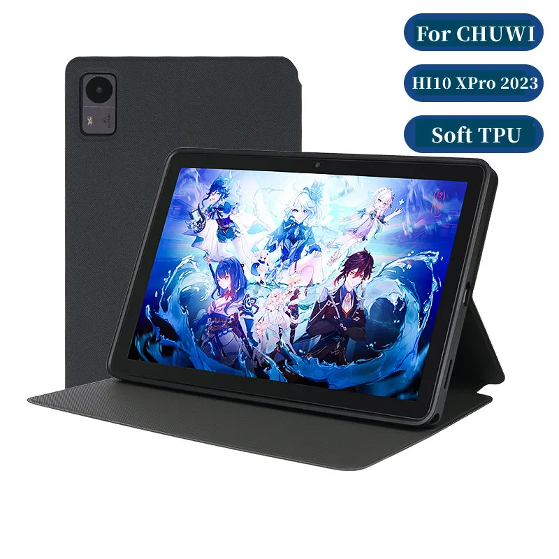 

Ultra Thin Three Fold Stand Case For Chuwi Hi10 XPro 10.1inch Tablet Soft TPU Drop Resistance Cover For Hi10XPro New Tablet P