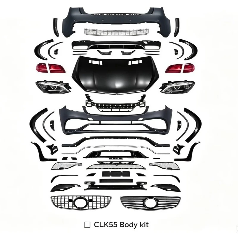 X166 Body Kit Fit  GL 2013 2014 2015 Upgrade to GLS63 AMG Full Set Car Facelift Conversion Accessories