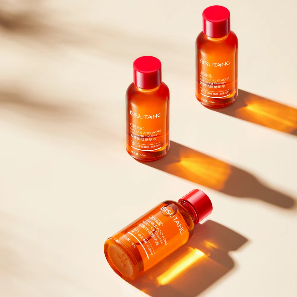 

BiSuTang Double Acid Жидкая эссенция против прыщей Увлажняет и подтягивает кожу, делает более яркой кожей.