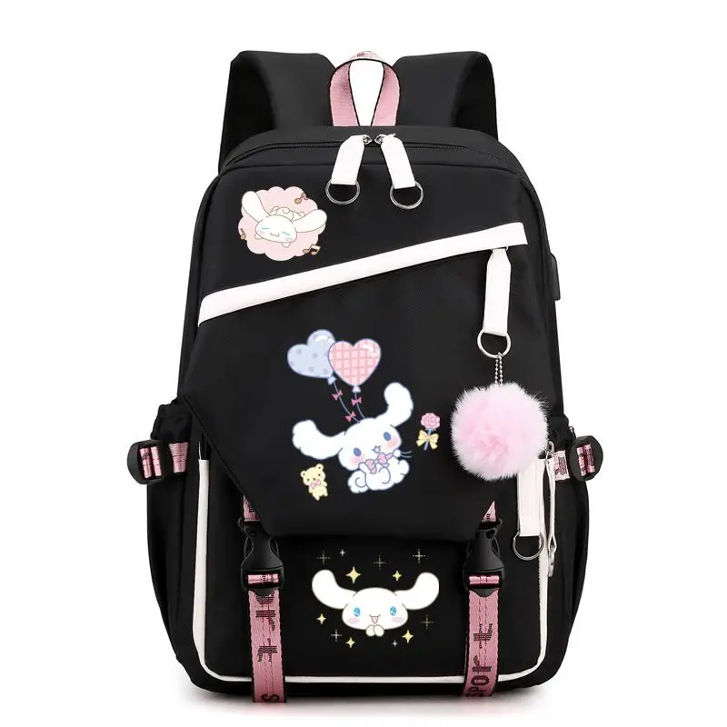 

Рюкзак Cinnamoroll Hello Kitty Sanrio My Melody Kuromi, японский милый студенческий школьный рюкзак большой вместимости для студентов, детей, Mochilas