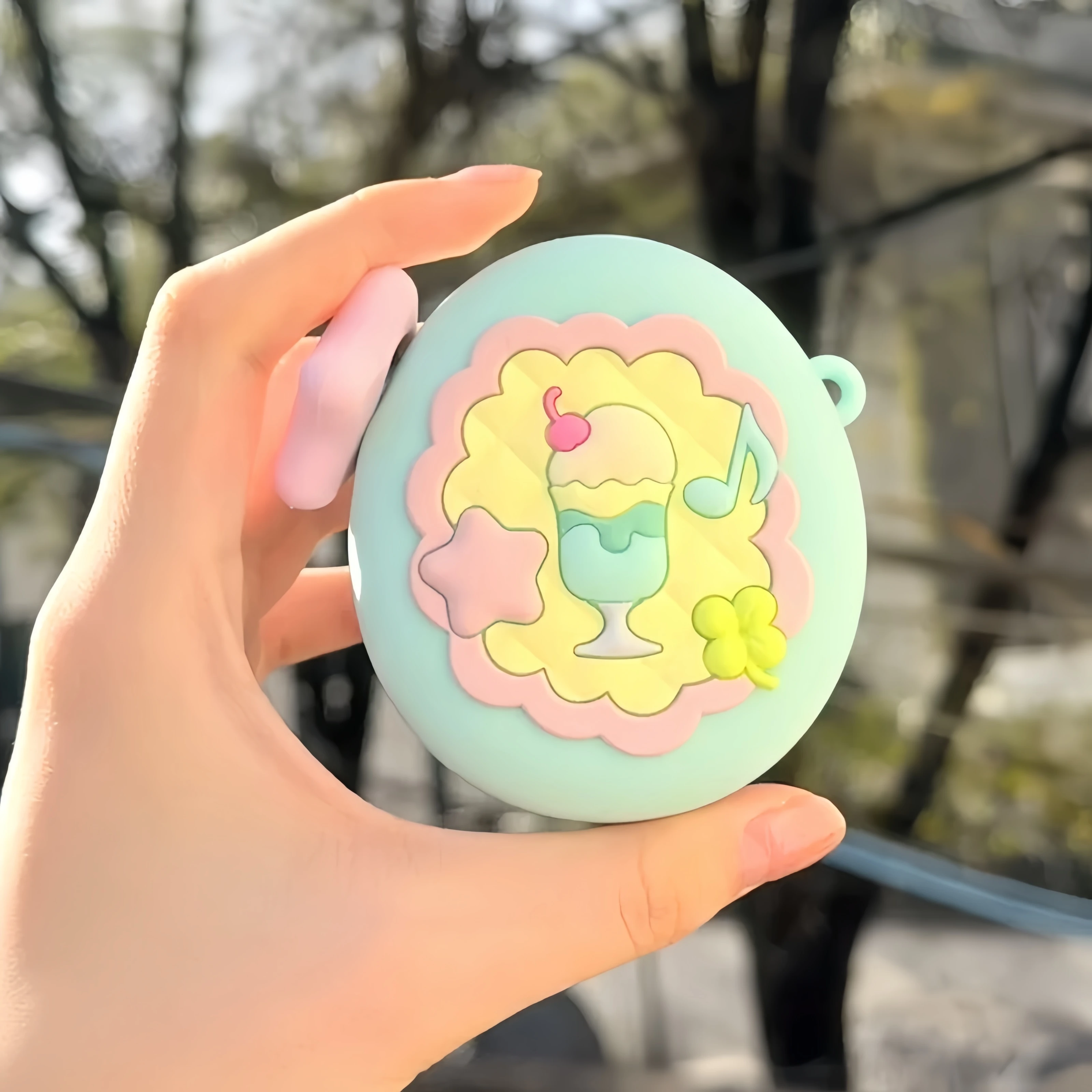 다마고치 해피 가든 파라다이스 실리콘 보호 세트 스타 시리즈 노브 쉘 액션 피규어 장난감 및 취미 액세서리