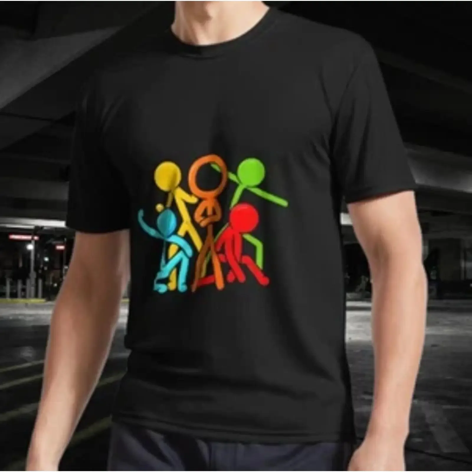 alan becker Logo Active T Shirt Funny Size S to 5XL vintage Washed Breathable designer clothes fashion Stretched Casual graphic
