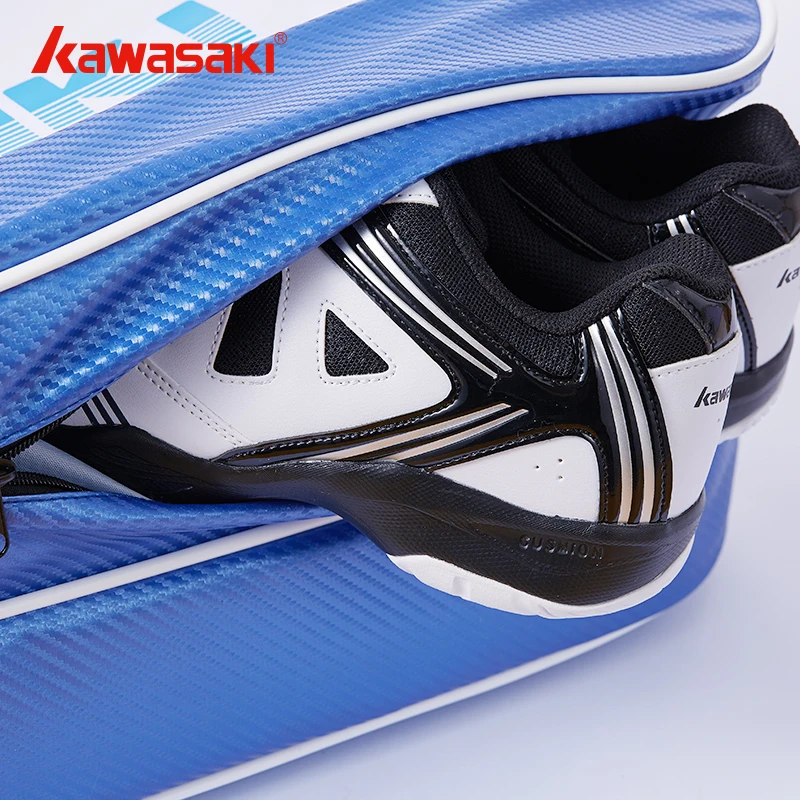 Kawasaki Tennis Racket Bag Large Capacity 6-9 Racquets Men Women Badminton Bag Tennis Racket Backpack Tenis Squash Padel A8901