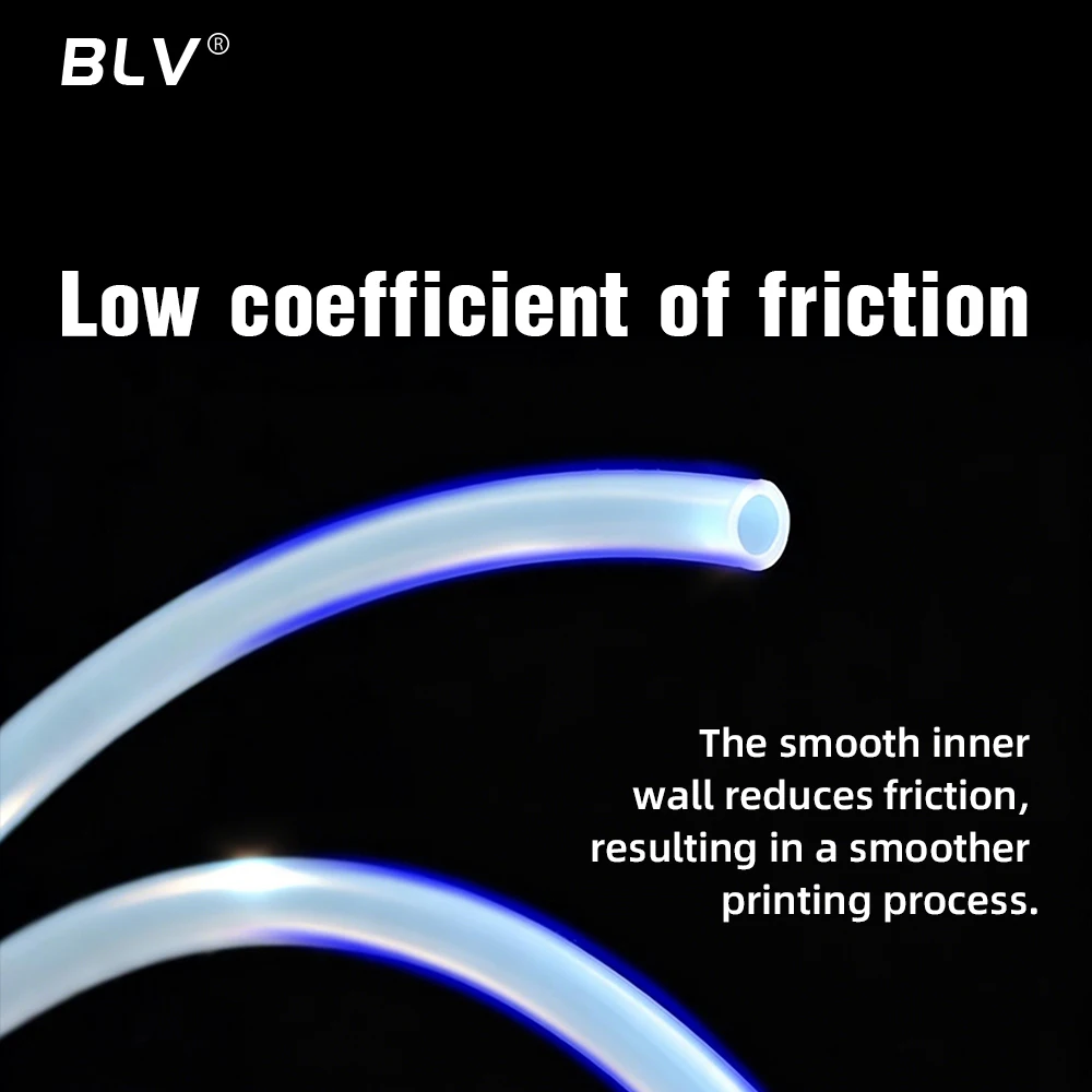 BLV® 3x4mm 2x3mm 2.5x4mm 2x4mm White PTFE Tube Teflonto For Bambu Lab BMUC Rabbit MMU 1.75mm Filament HOTEND EXTRUDER