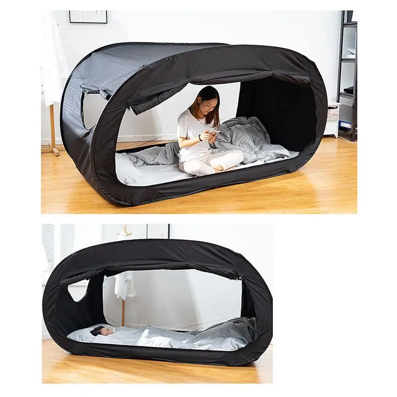 Imagem -03 - Portátil Folding Bed Tent Privacidade Espaço Canopy Dormir Tent Indoor Outdoor Caminhadas Viagem Camping Home Dormitório