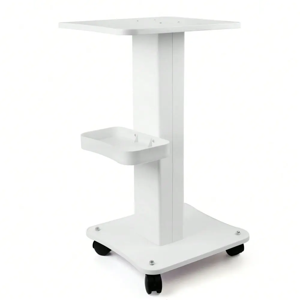 

Trolley Cart With Wheels, Salon Spa Beauty Machine Rolling Trolley Stand, 3 Tier Beauty Rolling Cart, Load 220Lbs, Aluminum Est