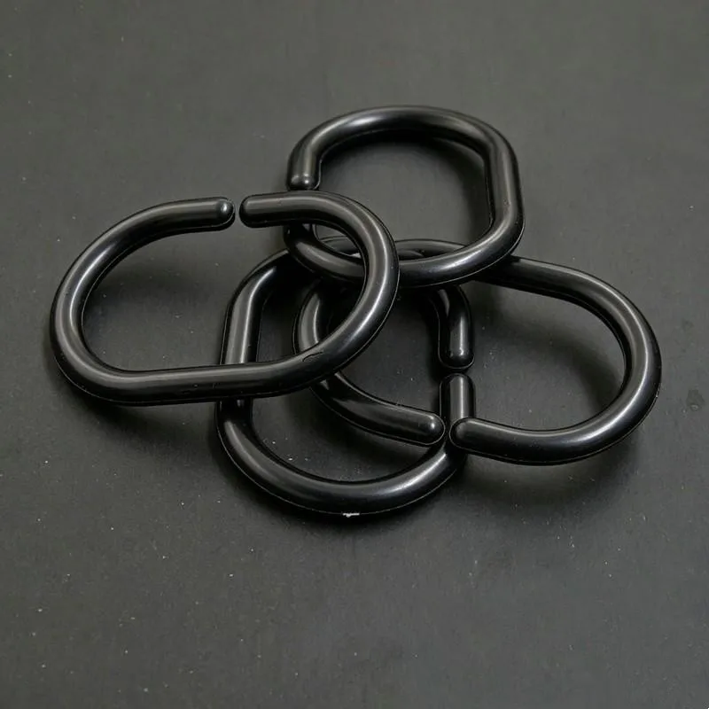 23 pcs C-Type Shower Clips, Easy Snap-On Closure and Durable Plastic Body, ideal for Moist Environment