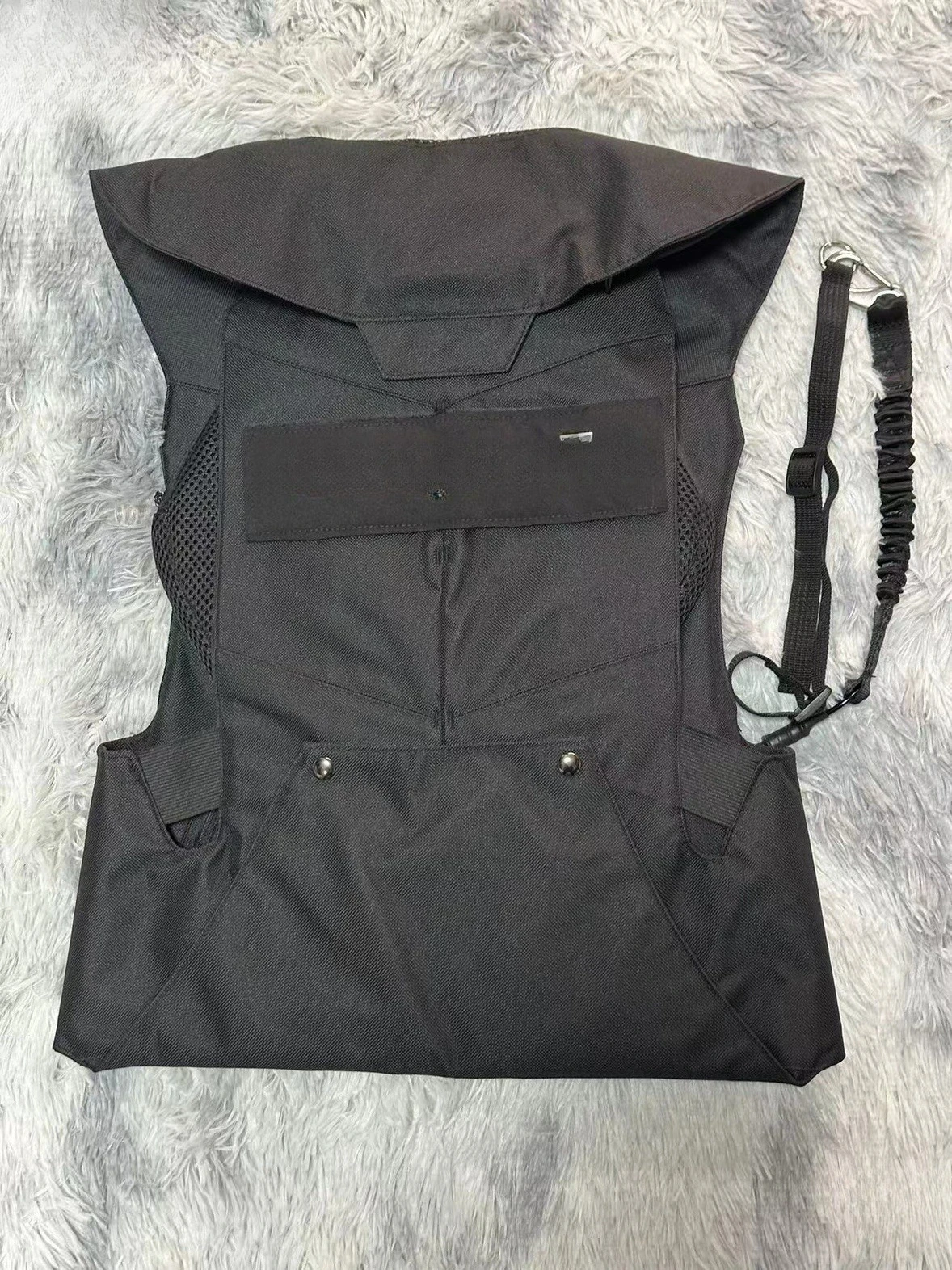 Equestrian inflatable armor (with gas cylinder) Adjustable equestrian inflatable armor, protection
