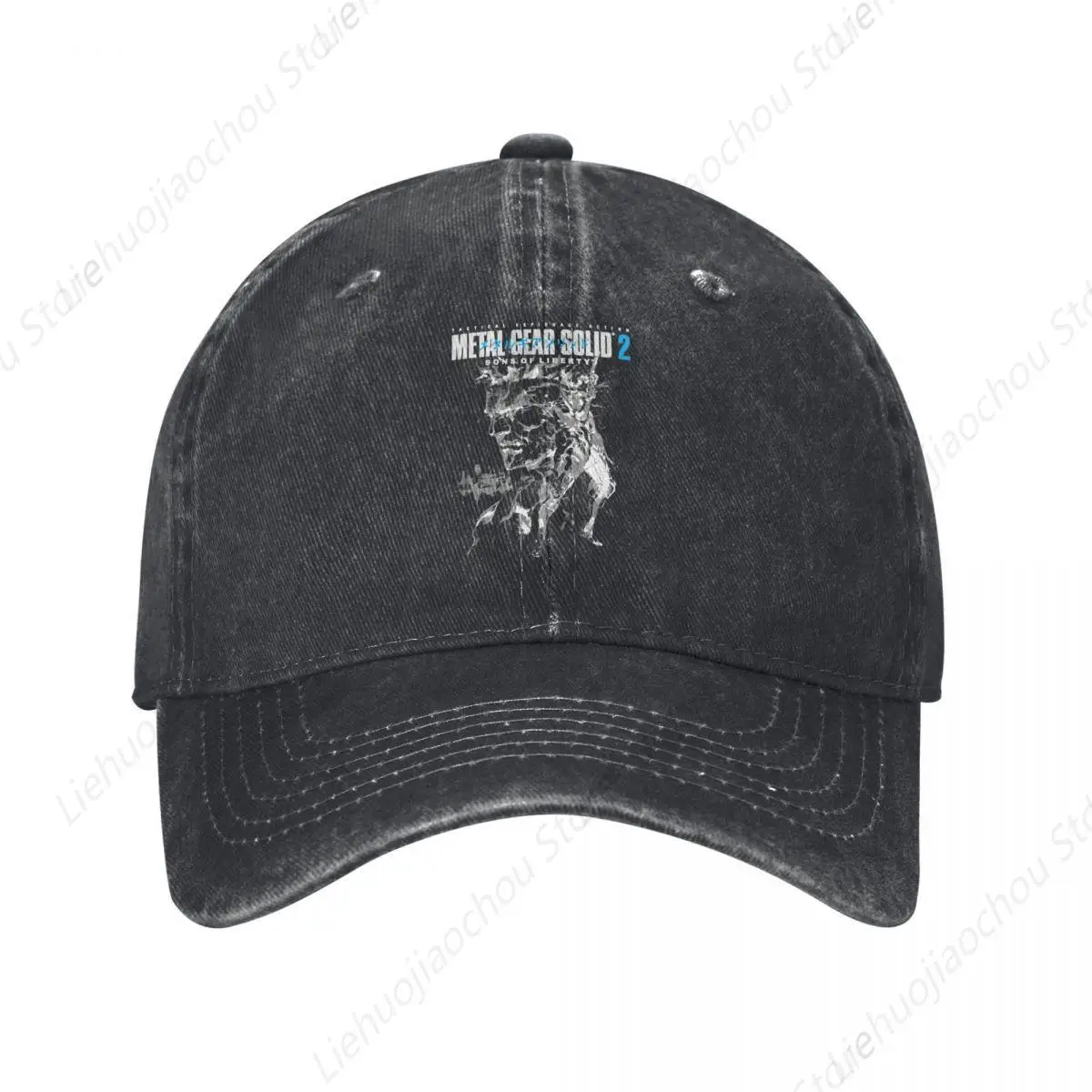 MGS Metal Gear Solid Men Women Baseball Caps Game Gaming Distressed Denim Caps Hat Fashion All Seasons Travel Gift Headwear