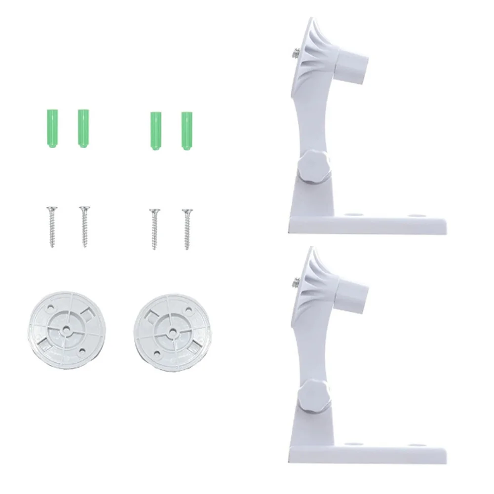 For TP-Link C200 C210 C220 C225 TC70 EC70 KC410S Wall Mount Brackets 2 Pack White Plastic 180 Degree Vertical Adjustment