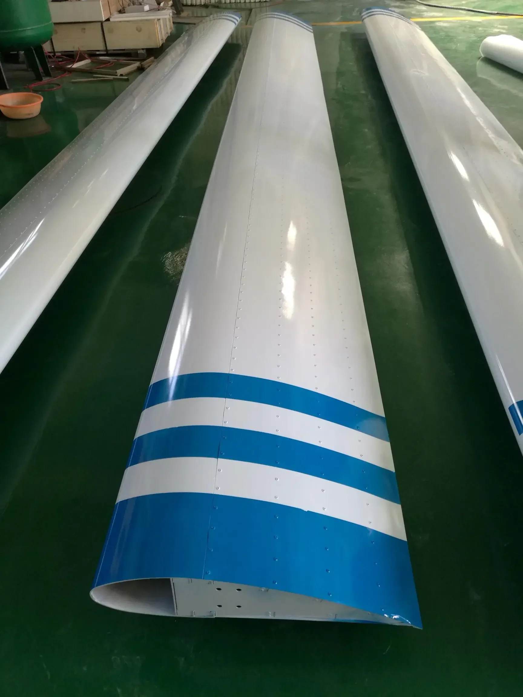 1m-7.3m NACA Aluminum Vawt Blade Wing Airfoil Blades For H Type Vertical Axis Wind Turbine