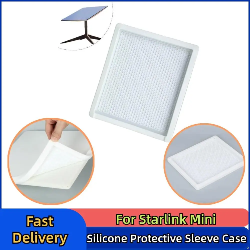 For Starlink Mini Silicone Protective Sleeve Case Anti-Bump Anti-Drop Waterproof Portable Case Mini Dish Accessories