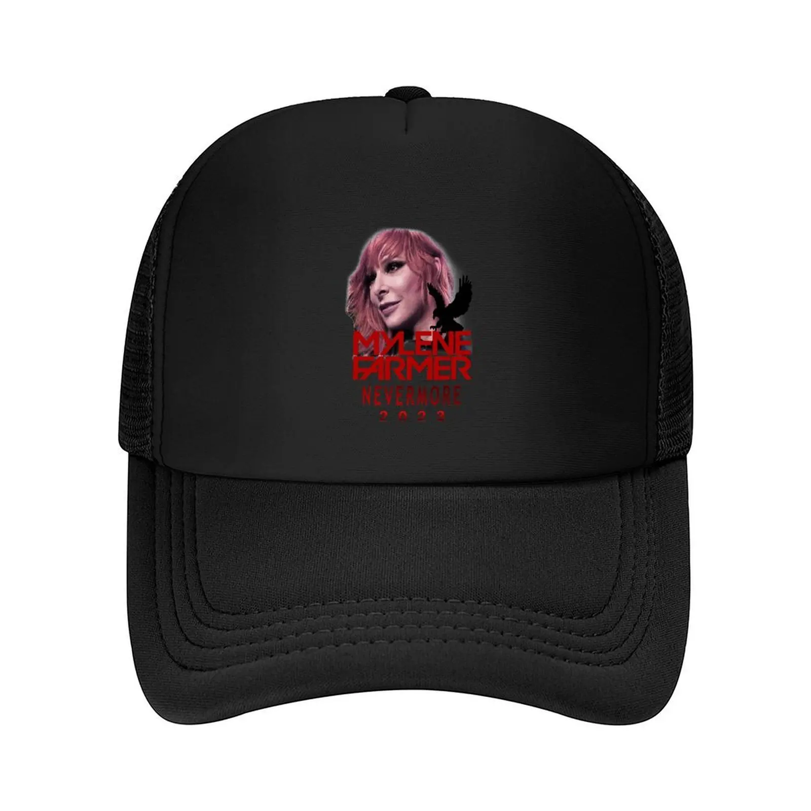 

Funny Men Mylene Farmer Nevermore Classic Fan Baseball Cap Designer Hat Golf Hat Man Golf Hat Beach Outing Hats For Women Men's