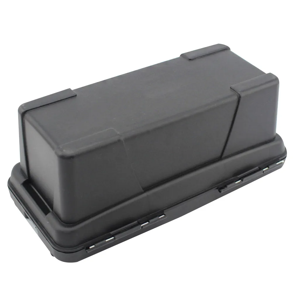 1Pcs Sturdy Foldable Plastic Toolbox Multifunction Tool Case Ergonomic Handle Removable Parts Tray Flexible Opening Portable