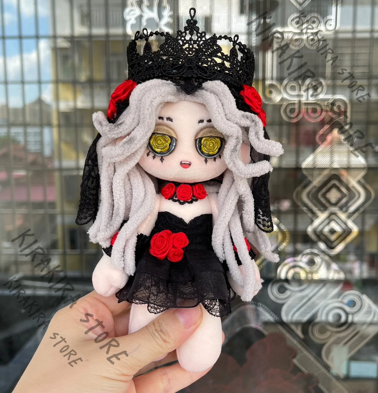 Identity Ⅴ Ada Mesmer Emil Handmade Figurine Cosplay Patient Psychologist Maumet Cotton Q Version Anime Craft Puppet Creativity