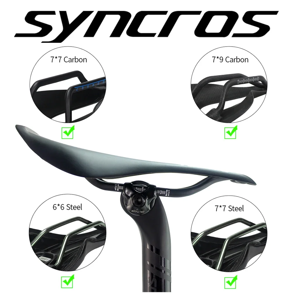 Syncros Carbon Fiber Bike Seatpost MTB/Road Bicycle Seat Tube 0°/20° Alloy Rail 7x9/7x7 Diameter 27.2/30.8/31.6mm