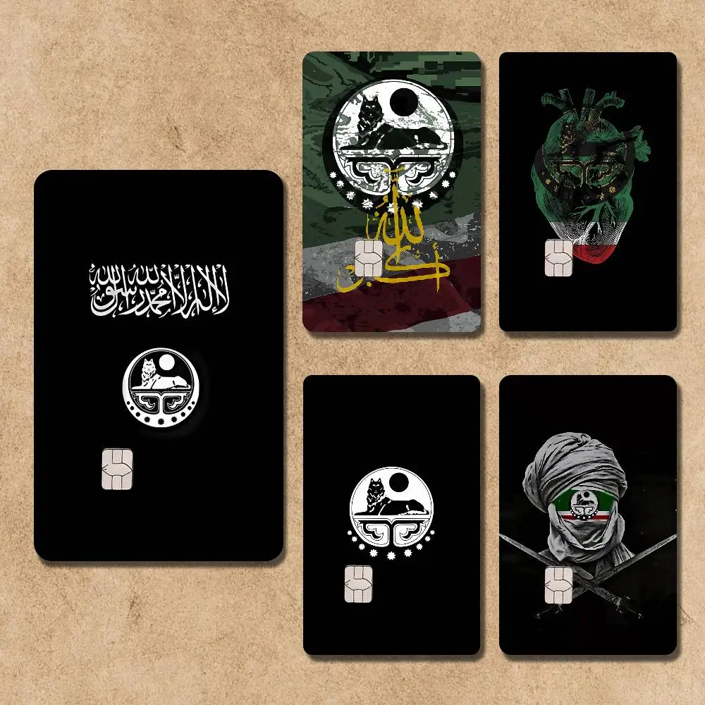 Chechnya Flag Card Stickers Credit Visa Debit Bank Charge Card Bus Metro Waterproof Sticker Decal Decoration
